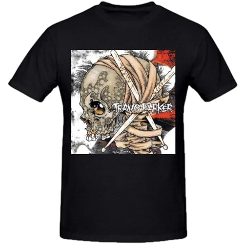 Candice Odelia Travis Barker Give The Drummer Some Mens T Shirts Design Crew Neck Black One Size