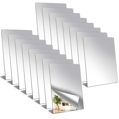 Pack 16 espejos acrílicos para mesa minimalistas miniatura 1