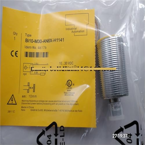 Sensor BI10-M30-AP6X-H1141 de proximidad inductivo M30 cilíndrico con conector M12 3