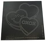 Seneca River Trading Presto Pancake Art Template, Heart Shape, Multicolored, Stainless Steel, Fits Presto PanGogh Griddle Models 07080 & 0708001