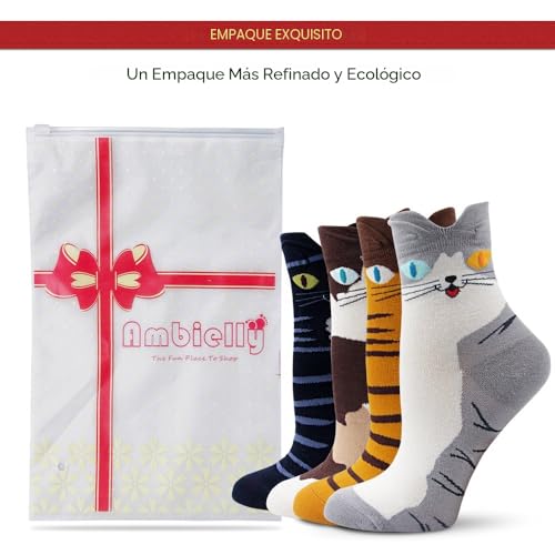 Ambielly calcetines de algodón calcetines térmicos Adulto Unisex Calcetines, 39-43