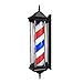 Produktbild Led Barber Pole Light Retro-Friseursalon Friseur Zeichen Rotating Illuminated Rot Weiß Blau-Streifen Wasserdicht Energie sparen Wandleuchte 78cm / 31inches, C, D JHKK (Color : A)