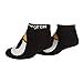 JINX Overwatch Logo Embroidered Athletic Ankle Socks, Black, 3 Pair