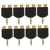 Répartiteur audio AV : connexion fiable, bonne conduction, avec transfert unique et durabilité maximum, pas de distorsion, prise audio en métal