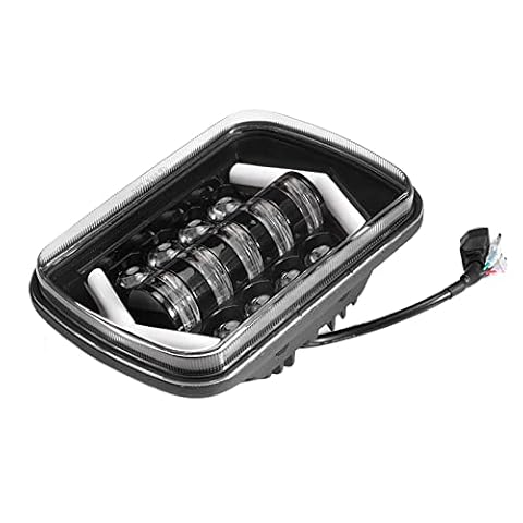 Reflektor LED 5x7 Cali Kwadratowe Światło High/Low Beam