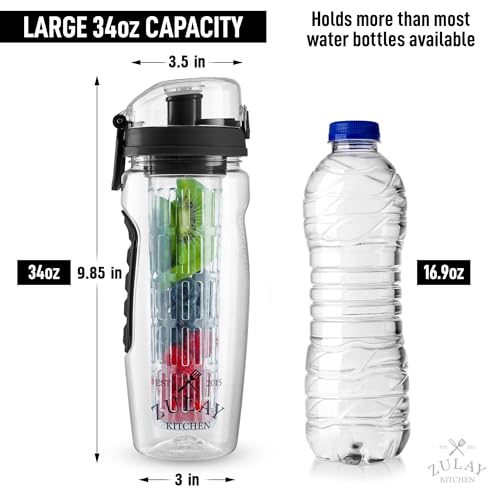 Zulay-Fruit-Infuser-Water-Bottle-34oz-Leakproof-With-Full-Length-Infusion-Rod-Men-Womens-Ideal-Fitness-Gift-Or-For-Gym-Camping