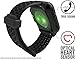 Catalyst Waterproof Case for Apple Watch 42mm Series 2 & 3 with Premium Soft Silicone Apple Watch Band, Shock Proof Impact Resistant [Rugged iWatch Protective case], Black Sport Band