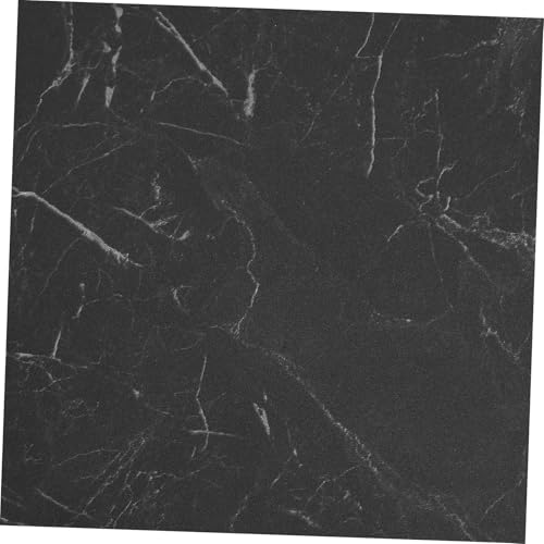 Revêtement Sol Vinyle Effet Marbre Noir de Qualité Supérieure - 3