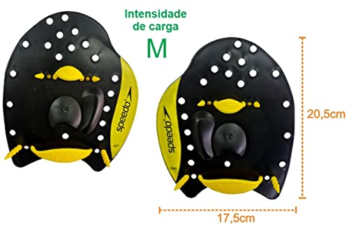 Kit Natação Speedo Palmar Power Paddle + Prancha + Flutuador (M (MEDIA INTENSIDADE) + PRANCHA E FLUT