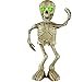 Sler Halloween Skeleton Decoration Dancing and Singing Indoor Animated Flashing Eyes for Halloween Decor Trick or Treat Event for Kids Haunted House Halloween Party Prop Decoration