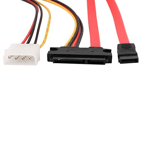 Cable Extensión SATA 7+15Pin a IDE 7Pin 4Pin 50cm 2pcs