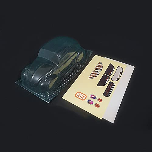 SANTAIZI 1/18 RCボディ ビートル クリア LEXAN PCシェル 幅95mm MT・ショートコースカー対応