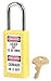 Lockout Padlock, KA, Yellow, 1/4In, PK12