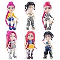 Hunter Figuren Kinder Spielzeug Set- K Pop Singer Minifiguren, Anime Puppen Cartoon Figur Sammelmodelle Anime Merch für Fans Jungen Mädchen Geschenke für Tischdeko Party Weihnachten Geburtstage