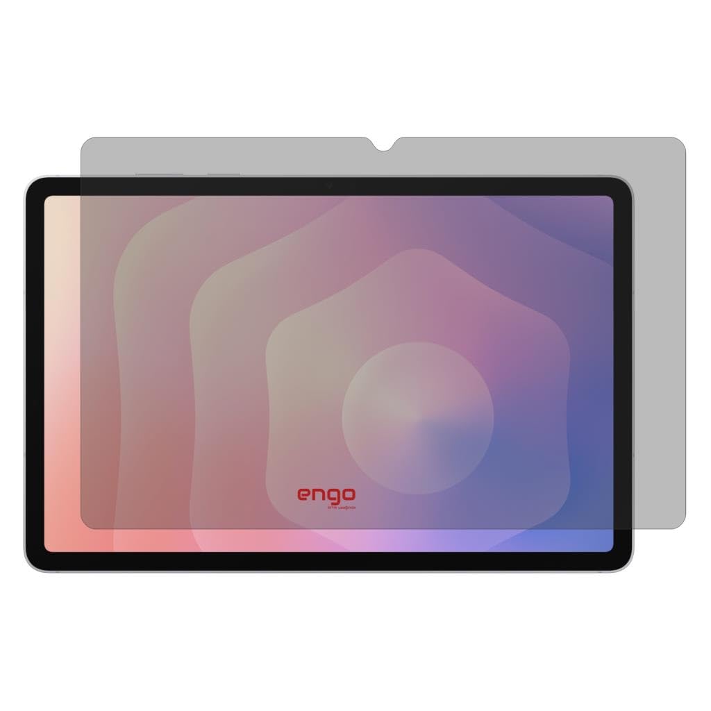 Engo Samsung Galaxy Tab S11 Hayalet Ekran Koruyucu 9H Temperli Nano Esnek Cam, Gizlilik (Privacy) Korumalı Anti-Spy Yandan Görünmeyen 11 İnç Sm-X730