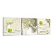 Wieco Art - Elegant Life 3 Panels Modern Stretched and Framed Flowers Artwork Giclee Canvas Prints Contemporary Floral Pictures Photo Paintings on Canvas Wall Art for Bedroom Home Decorations
