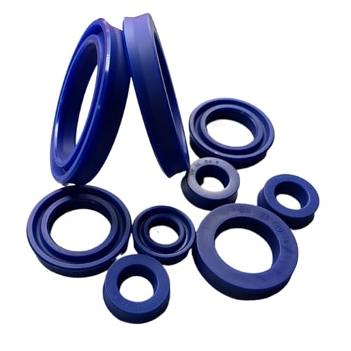 QAZMLP Hardware fittings Polyurethane UN 65 * 80 * 9 65x80x9 70 * 85 * 9 70x85x9 U Cup Lip Cylinder Piston Hydraulic Rotary Shaft Rod Ring Gasket Wiper Oil Seal Seal washer(6Pcs 65x80x9)