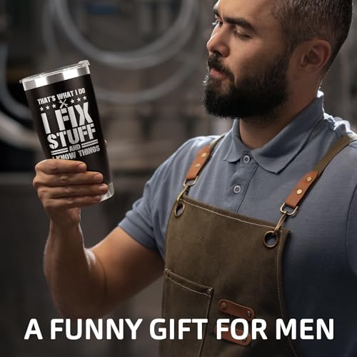 Fathers-Day-Gifts-for-Dad-Men-Husband-Grandpa-Mechanic-Father-Handyman-Birthday-Presents-for-Men-Unique-Mens-Birthday-Gift-Ideas-Dad-Birthday-Tumbler-20Oz Fathers Day Gifts for Dad Men Husband Grandpa Mechanic Father Handyman Birthday Presents for Men Unique Mens Birthday Gift Ideas Dad Birthday Tumbler 20Oz
