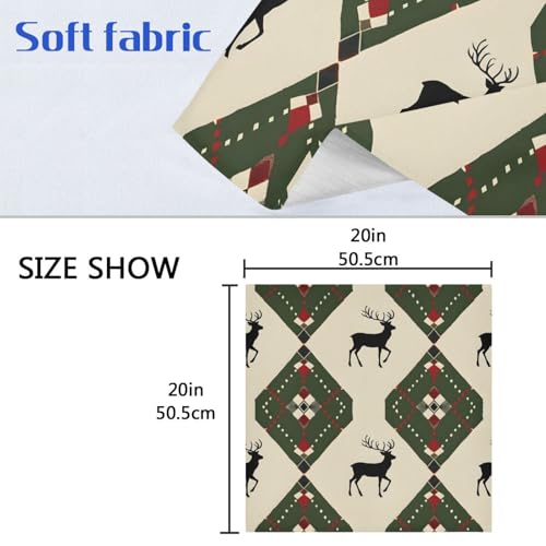 Servilletas de Tela Navideñas Multicolor Pack x6 20x20 in miniatura 6