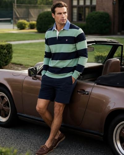 GANT REG Chambray Stripe Heavy Rugger – Ansicht 6