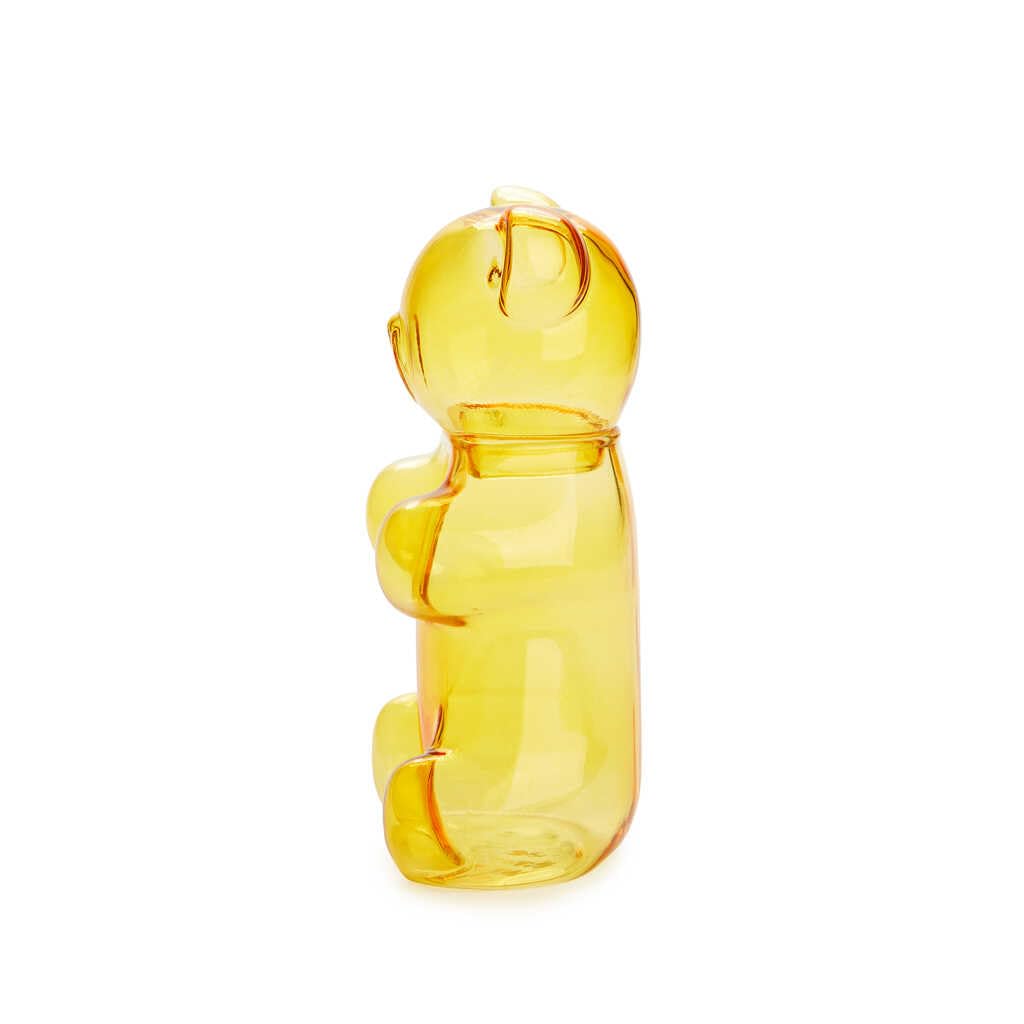Balvi Azucarero Yummy Bear Color Amarillo con Forma de Osito de gominola Vidrio 250ml
