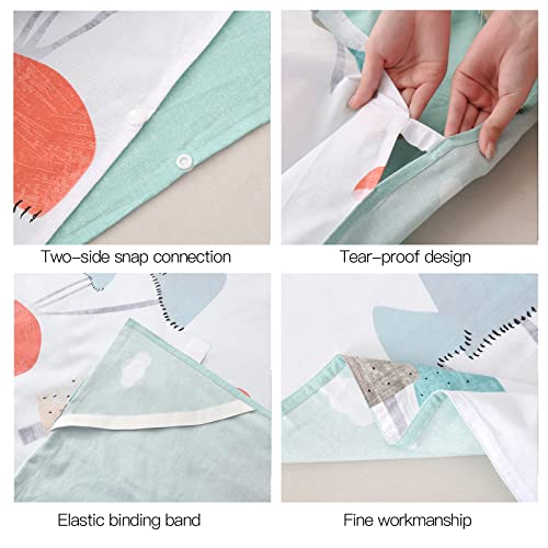 Hehexia Cotton Sleeping Bag Liner With Zipper, 100% Cotton Lightweight Compact Sleeping Bag Sack Sheet For Travel Camping Hiking Office (Small, Mushroom) #TOP6