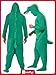 Smiffys Men’s Crocodile Costume – Hooded All-in-One Animal Outfit with Front Zipper, Perfect for Halloween & Parties