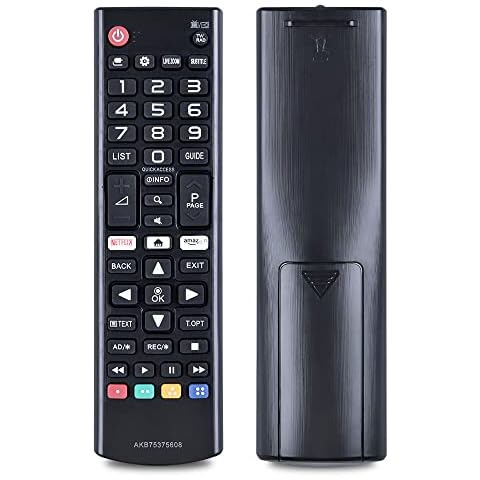 GOUYESHO Suitable for LG TV AKB75375608 Universal Remote Control, Compatible with 32LK6200 43LK6100 43UK6300 43UK6400 43UK6750 49UK6300 50UK6750 55UK6500 65UK6300 65UK6400 Cover