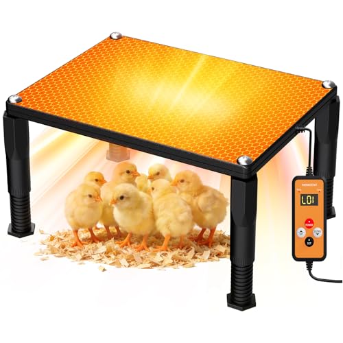 110W Wärmeplatte Küken mit 0-24h-Speichertimer...