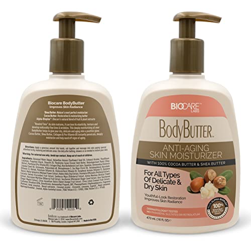 Biocare Body Butter With Cocoa Butter & Shea Butter, 16 Fl Oz #TOP1