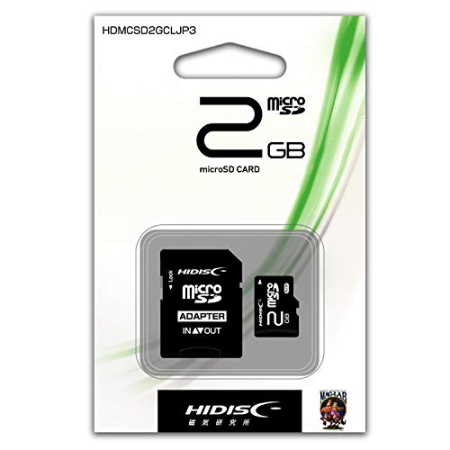 HIDISC microSDJ[h 2GB HDMCSD2GCLJP3