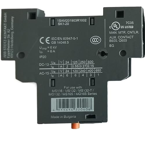 Contactos auxiliares SK1-20 de 2N.A. para un control eléctrico preciso y seguro