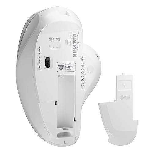 Compare ZEBRONICS Newly Launched Dolphin Silent Wireless Mouse, Dual