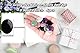 GUJOXILA 5PCS Kristalle Heilstein Stein Set Oval Pocket Edelsteine Amethyst Rosenquarz Bergkristall Obsidian Grüner Aventurin in Bulk Tasche Poliert Energieausgleich Meditation Sorgen Stein 25mm