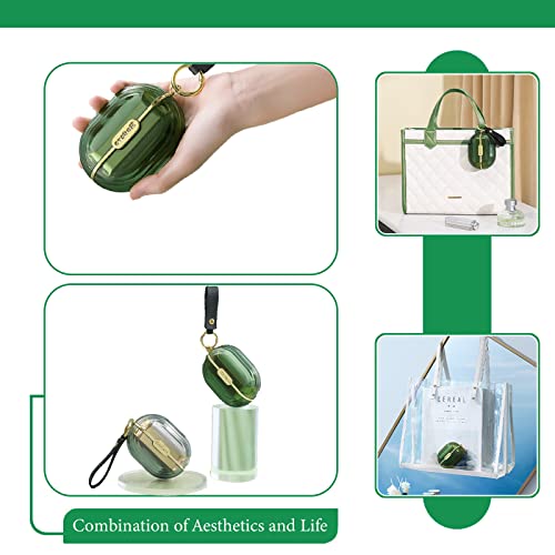 2 Pcs Double Sided Mini Lint Roller With Hand Strap,Reusable Portable Lint Roller Remove Lint And Pet Hair From Clothes, And Furniture, With 8 Refills, Dust Fuzz Fur For Travel Household (Grey+Green) #TOP4