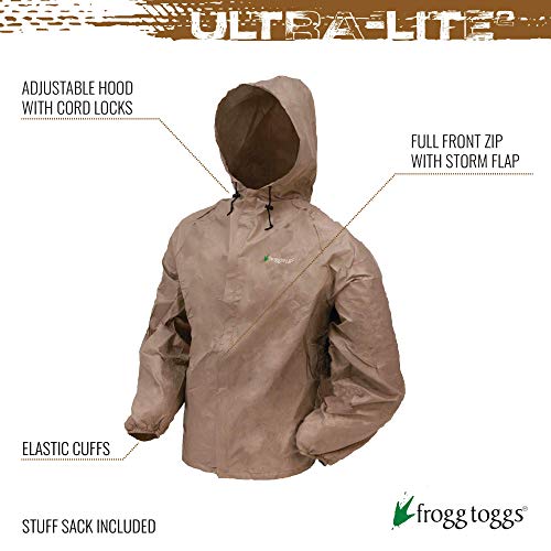 Frogg Toggs Men's Ultra-Lite2 Waterproof Breathable Rain Jacket #TOP1