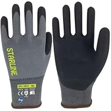 Orange Safety Starline STL-1013 Nitril K p k Eldiven