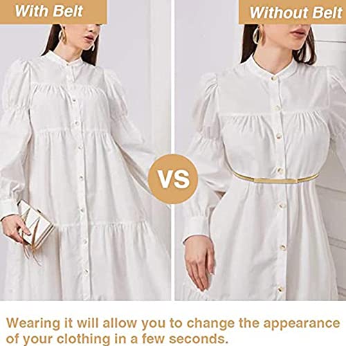 MUGBGGYUE Cintura da donna skinny cintura in