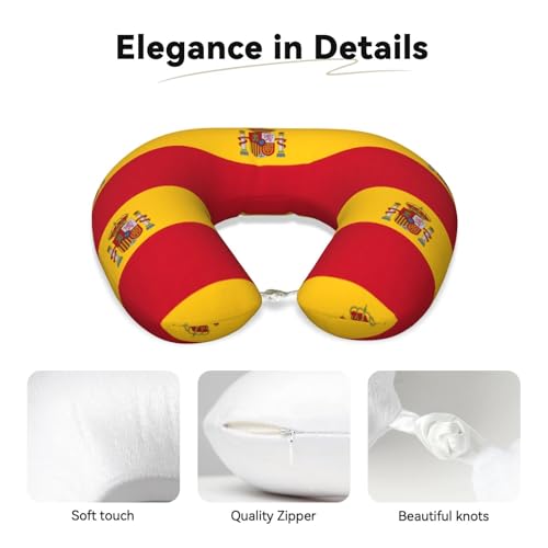 Almohada para cuello con funda negra y relleno de poliéster miniatura 4