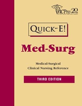 Spiral-bound Quick-E! Med-Surg: Medical-Surgical Clinical Nursing Reference Book