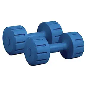 Protoner Pair of 5kg Each PVC Dumbbells Set