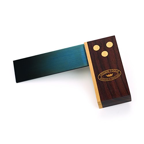 Crown Rosewood and Brass Mini Try Square, 3 Inches