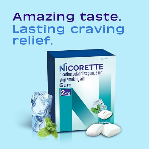 Image of Nicorette Quit Smoking Gum by Nicorette (Pack of 12)