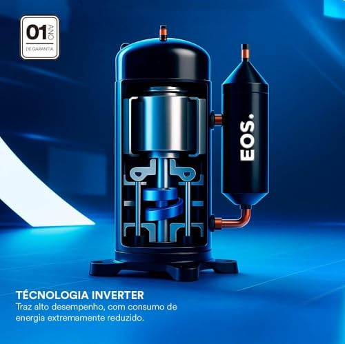 Ar-condicionado Portátil Inverter 14000 Btus Eos Slim Quente e Frio Eap14iqf 110v