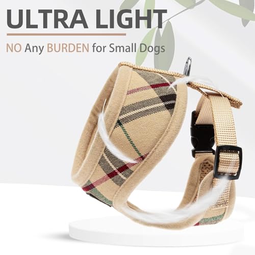 PUPTECK Small Dog Harness and Leash Set No Pull for XS XXS Sized Dogs Puppy | Escape Proof No Choke Pet Cat Adjustable Soft Padded Walking Vest - Image 7