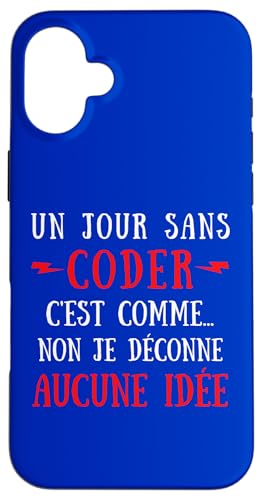 A Day Without Coding Is Like No �X�}�z�P�[�X iPhone 16 Plus �p