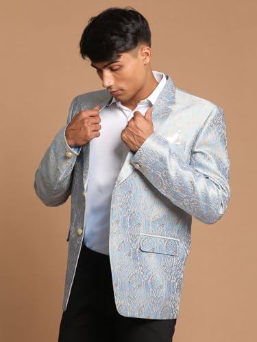 Image of VASTRAMAY Men's Jaquared Blazer