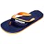 Navy Blue Begonia Orange