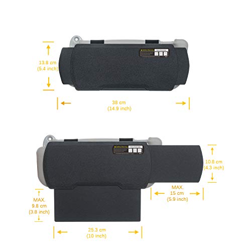 Car Visor Extender Tfy Anti-Glare Sun Visor Extender Windshield And Side Window Sunshade And Uv Rays Blocker (1 Piece) (Black) #TOP4