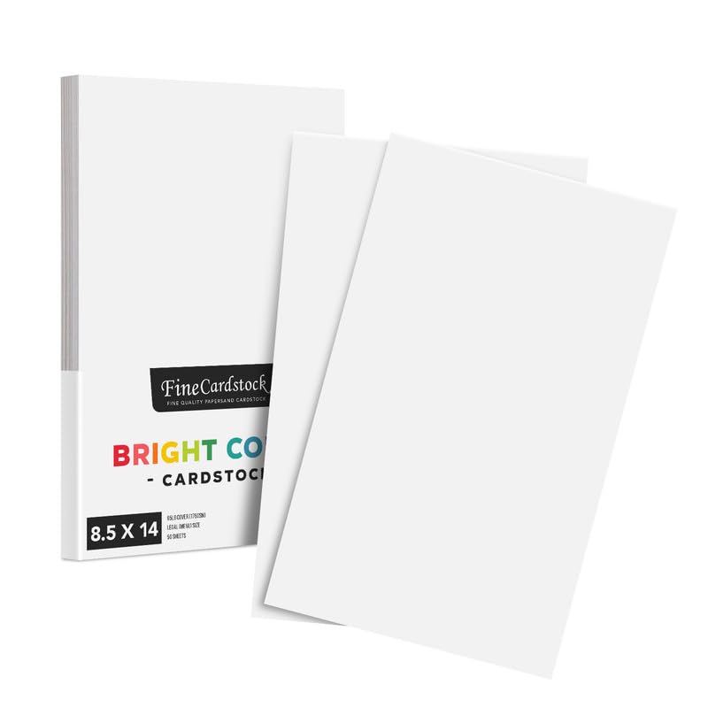 Amazon.com : White Card Stock Paper | 50 Per Pack | Superior Thick